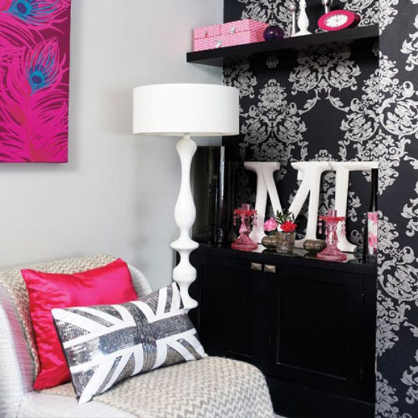 Home Decorating Ideas Pink And Black Bedroom Ideas
