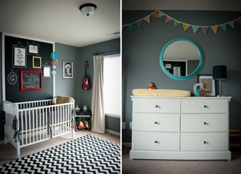 25 Stylish Kids Room Design Ideas With Dark Walls | Kidsomania