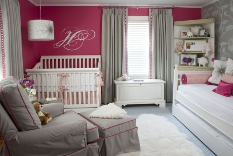 grey nursery baby decor awesome nurseries pink gray kidsomania designer shared interior references decoist rooms bedroom