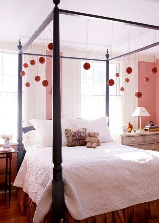 canopy bed spaces decorating kid beds kidsomania charming rooms bedroom fun interior