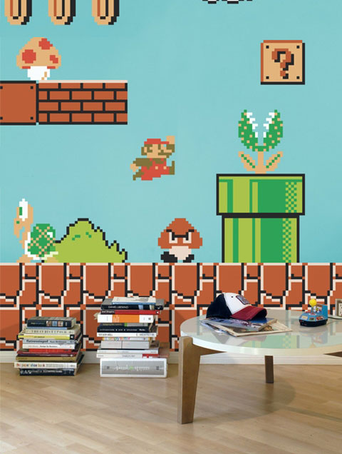 Cool Kids Wall Stickers for Super Mario Themed Room from Nintendo