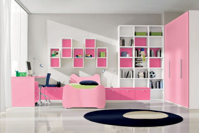 Cool Pink Girls Bedroom Designs From Doimo City Line   Kidsomania