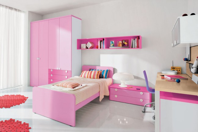 bedroom designs for girls. Cool Pink Girls Bedroom