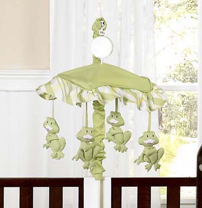 Cool Baby Bedding Sets on Cute Baby Crib Nursery Bedding Set          Leap Frog From Jojo Design