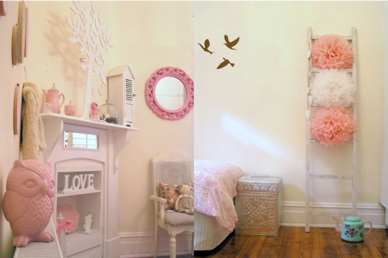 Girl S Shabby Chic Bedroom Design Inspiration Kidsomania