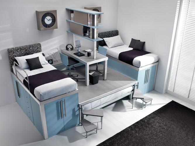 modern boys bedroom