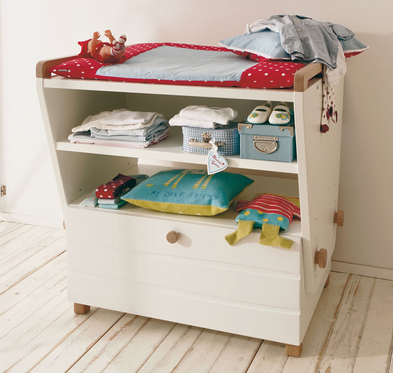 Contemporary Baby Furniture Crib Set