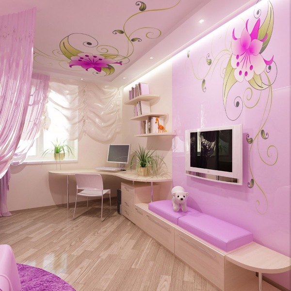 Pink Bedroom Design For A Little Princess | Kidsomania
