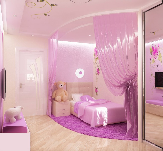 Pink Bedroom Design For A Little Princess | Kidsomania

