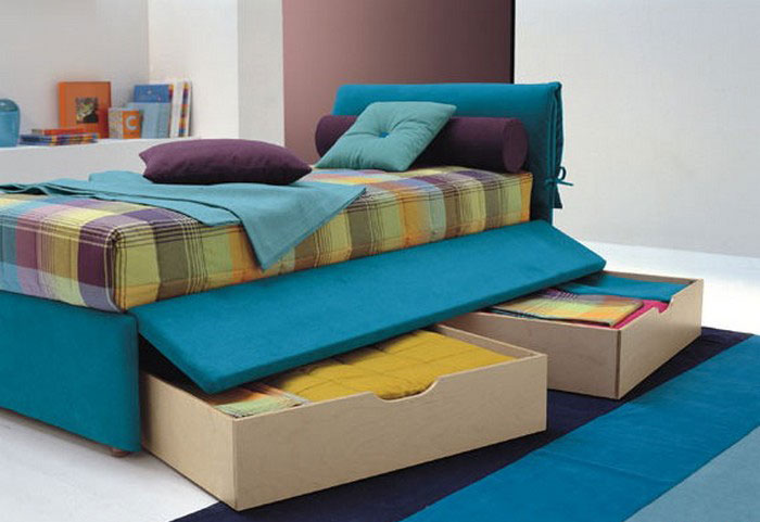 Practical Single Bed for Kids and Teen Room Designs | Kidsomania
