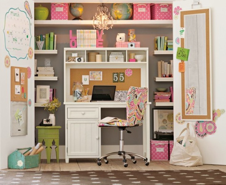 16 Cool Ideas To Organize A Work Area In The Kids Room Kidsomania
