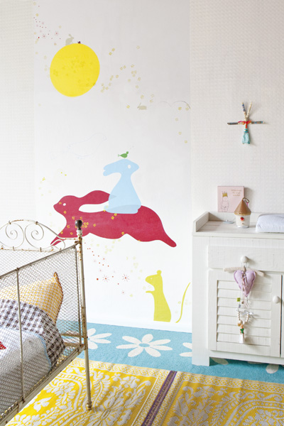 Wallpaper Designs  Bedrooms on Children Room Wallpapers And Matching Fabrics By Onszelf   Kidsomania
