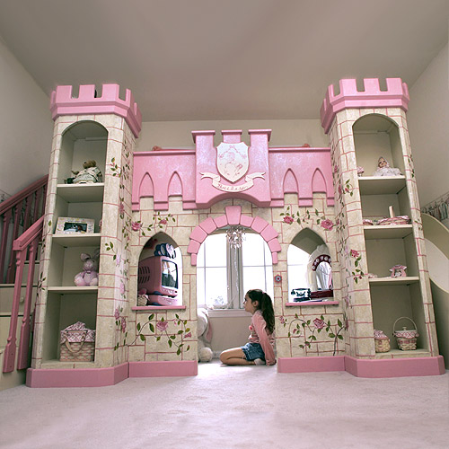 girls princess castle bed