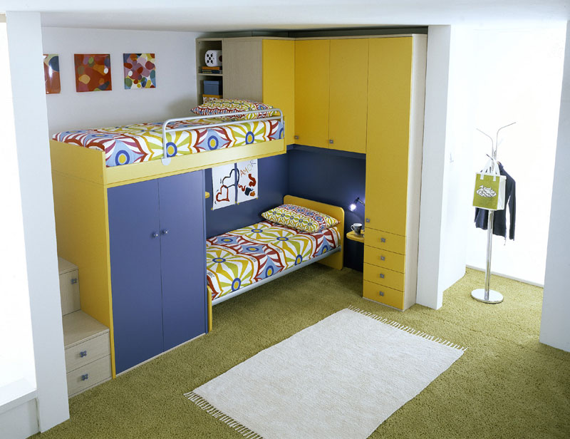Ergonomic Kids Bedroom Designs for Two Children from ...
