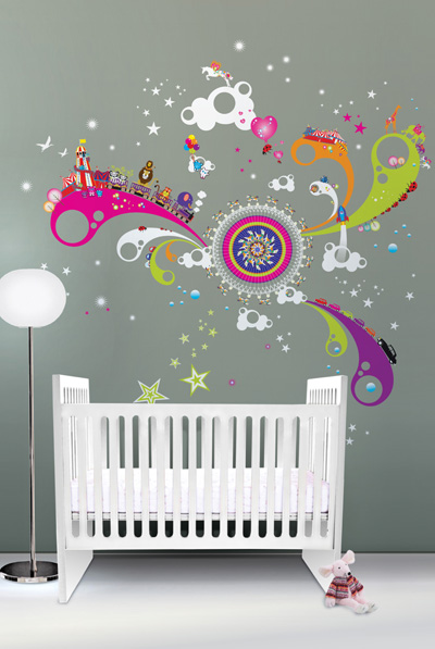 Funky Room Decor on Funky Wall Stickers From Rocket St George