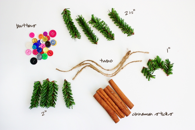 Yummy Smelling And Pretty DIY Cinnamon Stick Tree Ornaments | Kidsomania