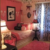12 Cool Ideas For Black And Pink Teen Girl's Bedroom - Kidsomania