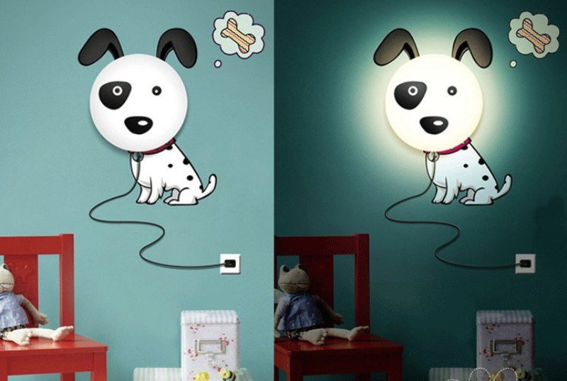 Decorticosis Wall Lamp For Kids, Kids Wall Lamp