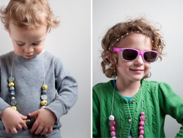 Easy-To-Make DIY Polymer Clay Bead Necklace | Kidsomania