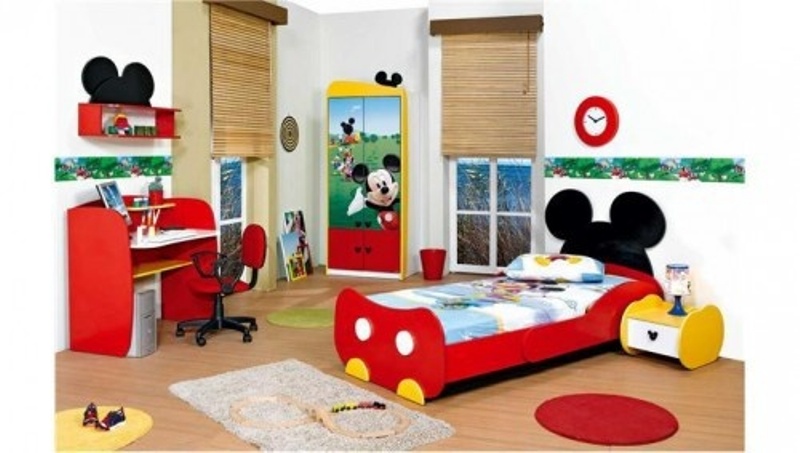 Mickey Mouse Themed Kids Room Designs And Furniture